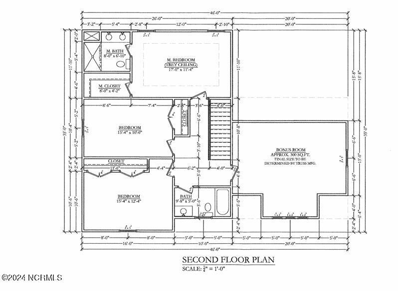 Image 4: Charleston Second Floor Plan