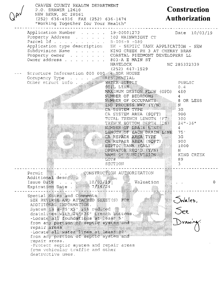 Image 3: Construction Authorization