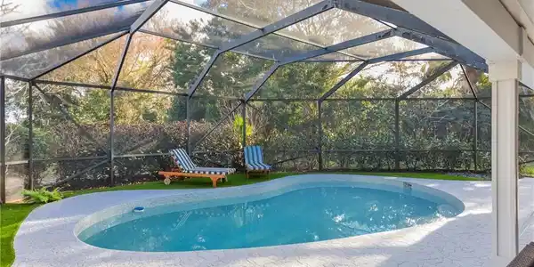 Image 4: Newly resurfaced pool