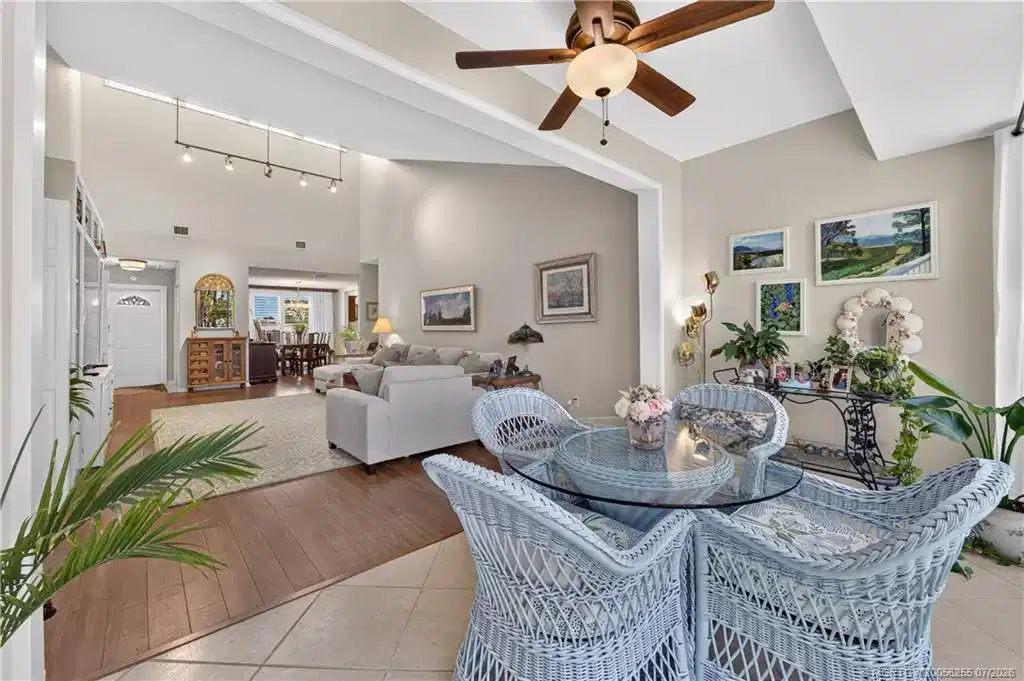 Image 1: Living Room with enclosed Florida Room
