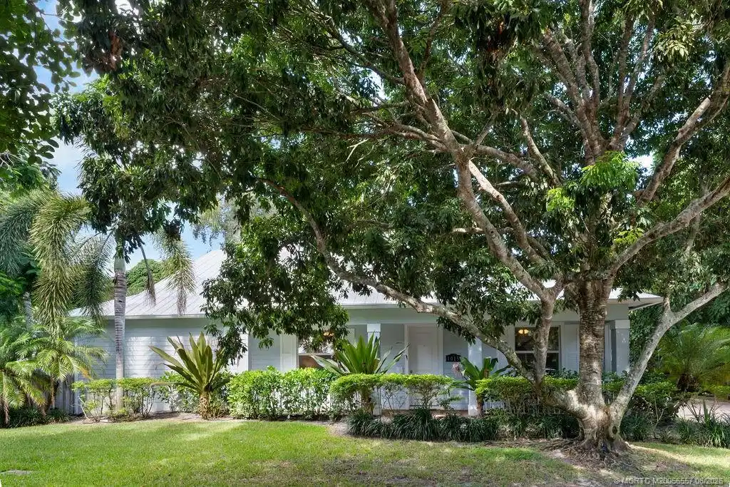 Image 1: Lush, mature trees & landscaping surrounding...lov