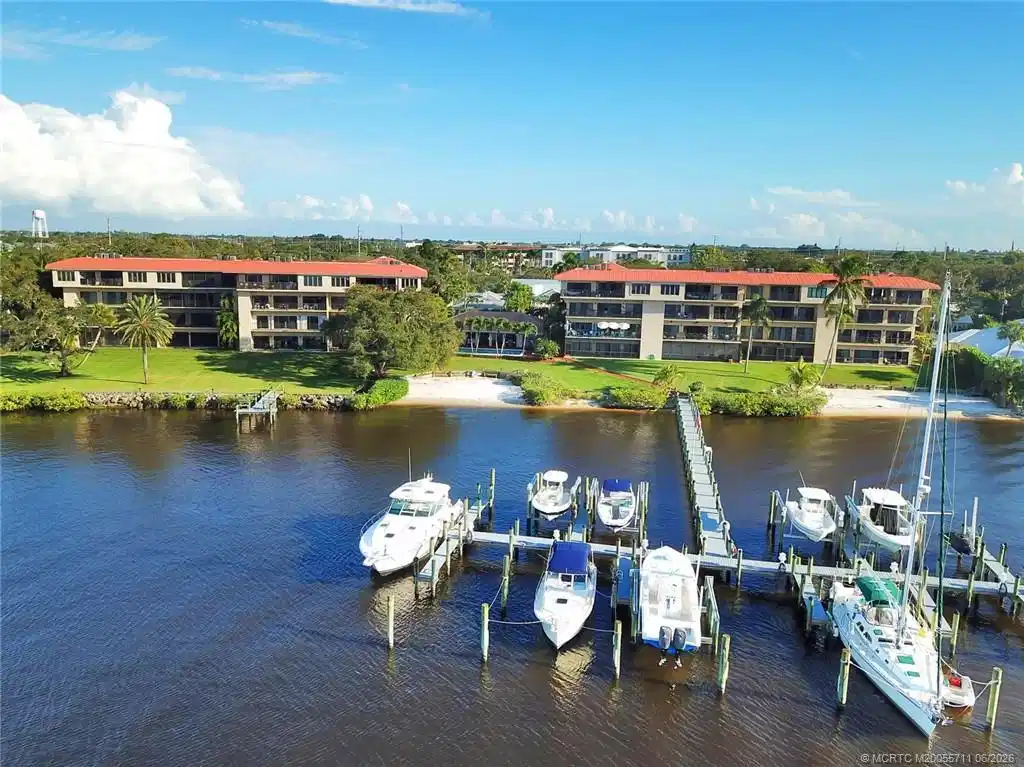 Image 1: Aerial view of Slips & Edgewater Villas