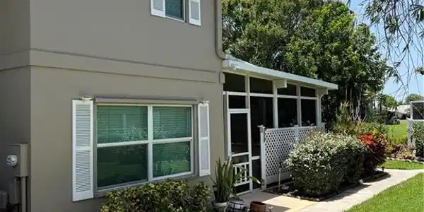 Image 2: Entry to Covered Patio Area