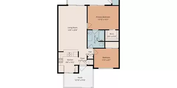 Image 3: 2 BEDROOM 1 BATH