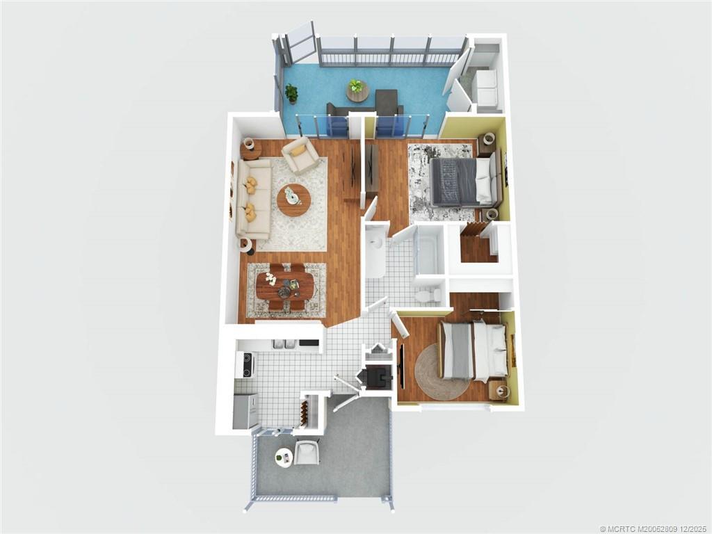 Image 4: 2 bedroom 1 bath virtual photo