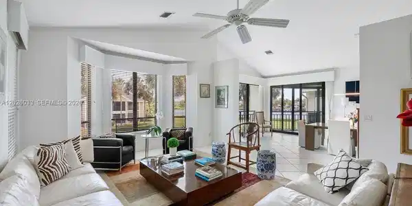 Image 2: Living Room with Water Views