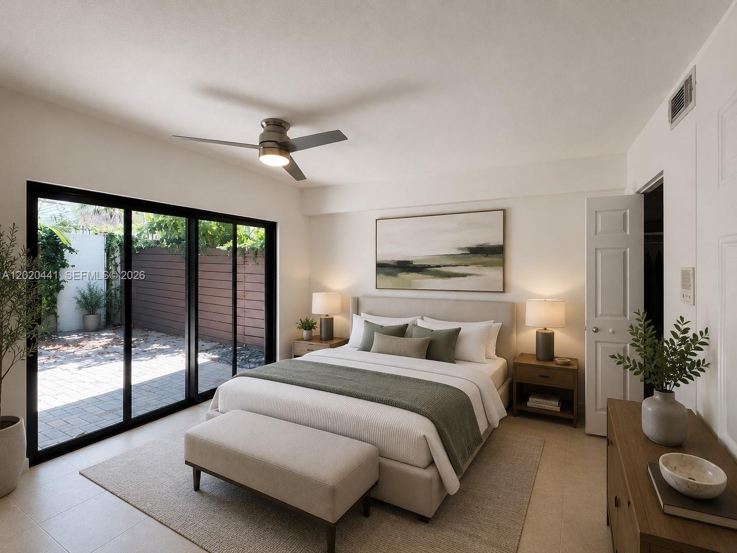 Image 3: AI Staged Bedroom 3