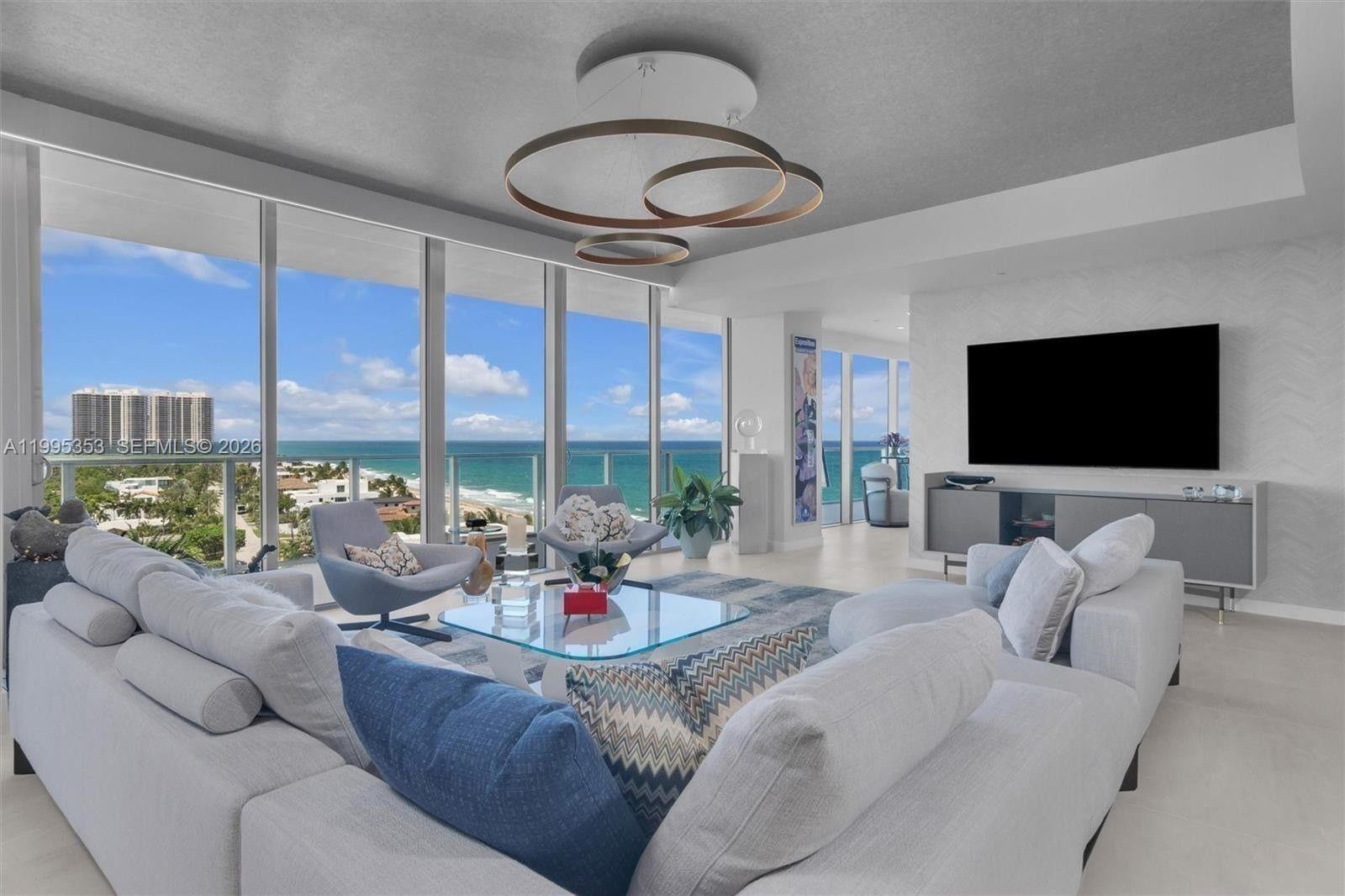 Image 2: OCEAN VIEWS WHILE YOU RELAX ON YOUR COUCH IN THE LIVING ROOM