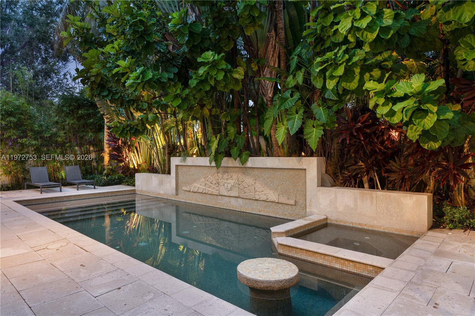 Image 2: Private and quiet pool area at the back of the property for entertaining and relaxing