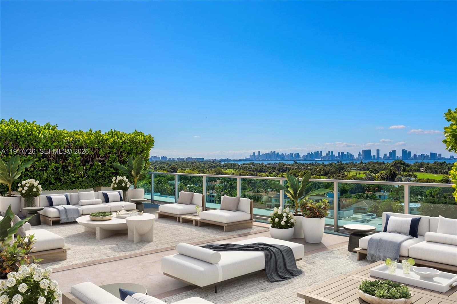 Image 1: Virtually staged to highlight the massive size of the "west" terrace