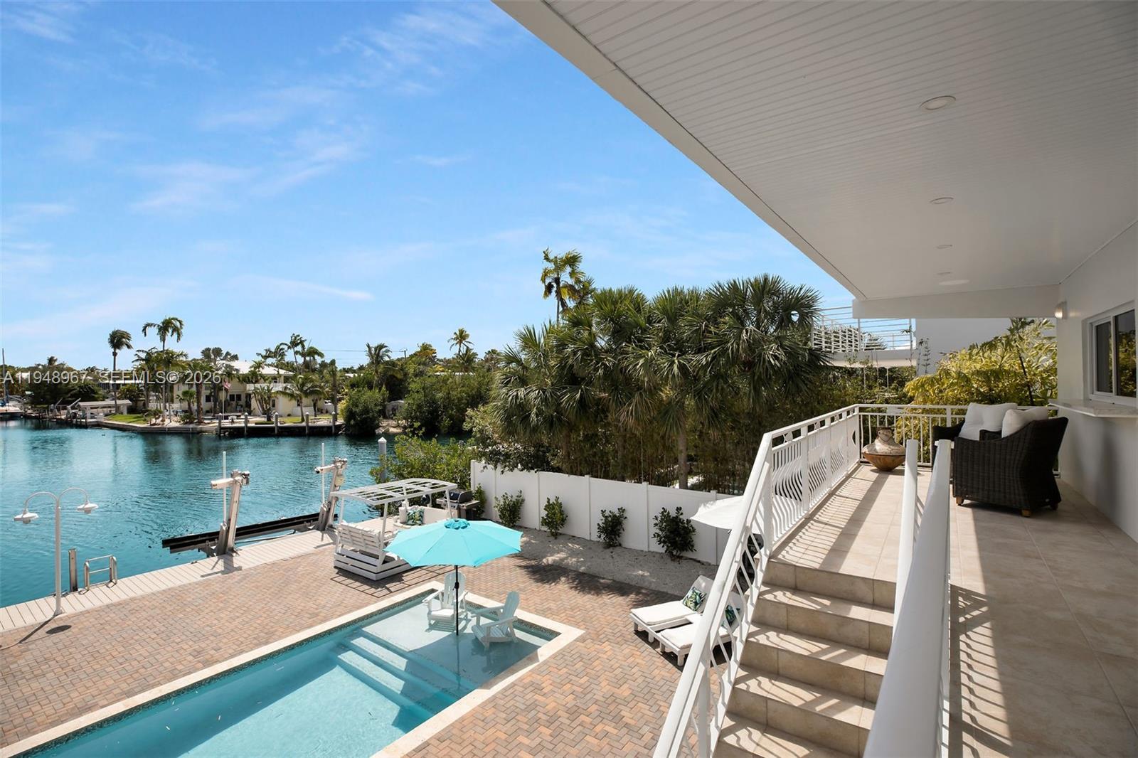 Image 4: view of pool and waterway