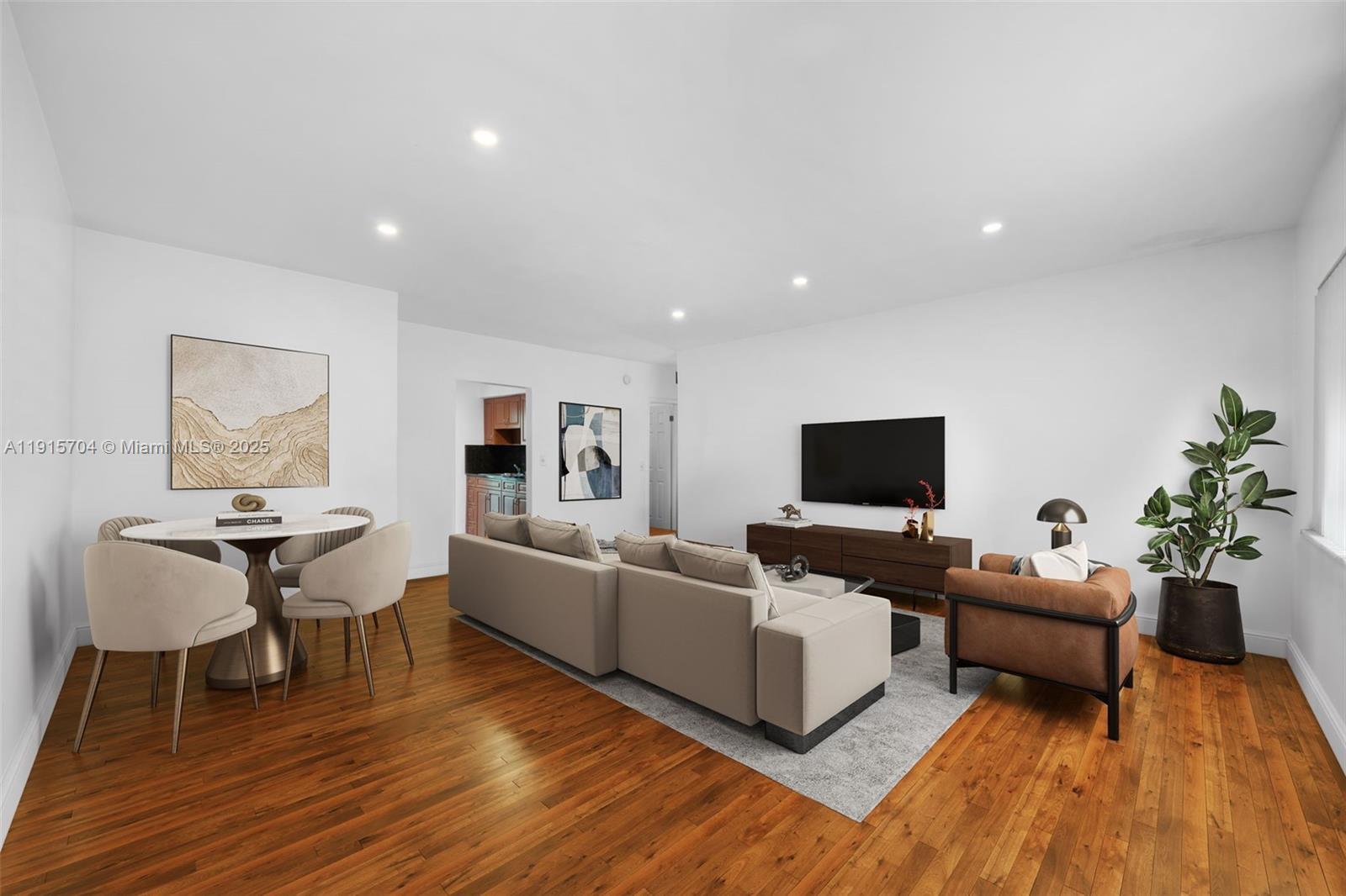 Image 2: Virtually Staged Living Room