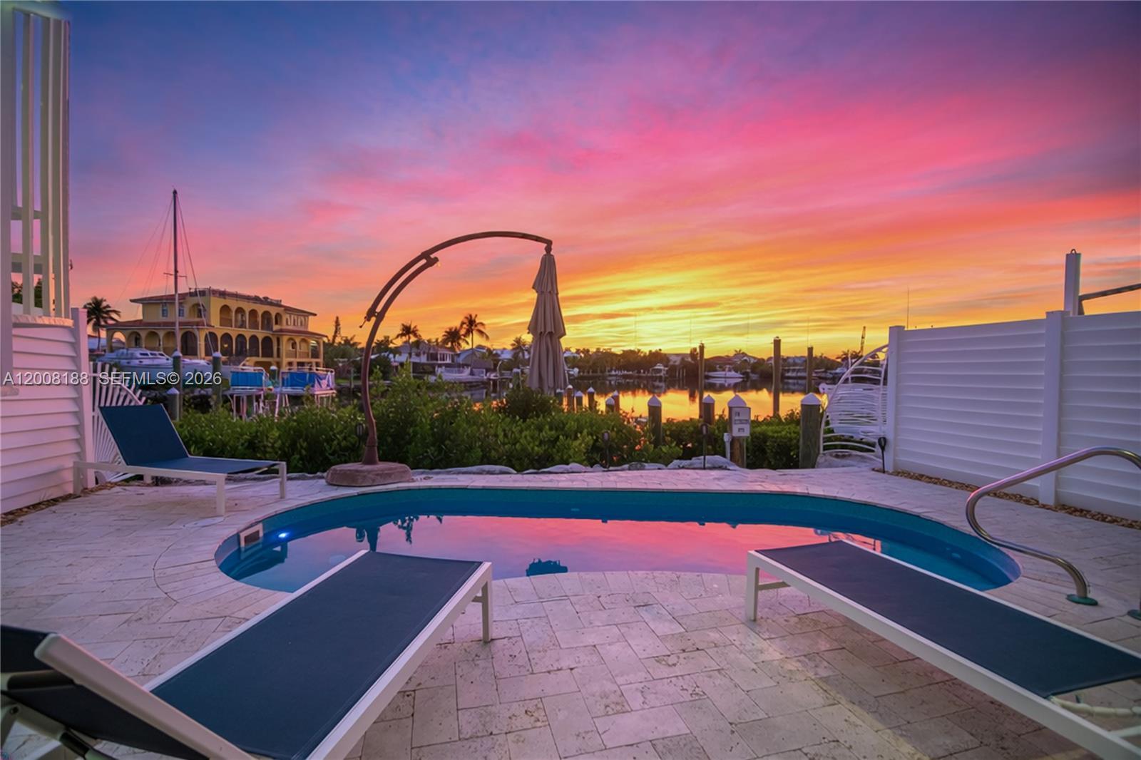Image 2: Pool at Sunset