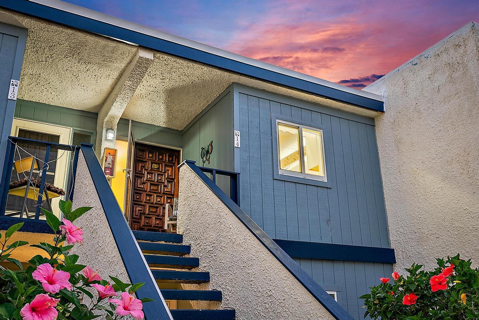 Image 2: Twilight of front door