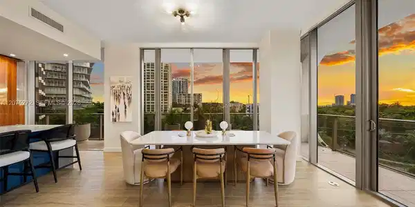 Image 2: Dining Area at Sunset