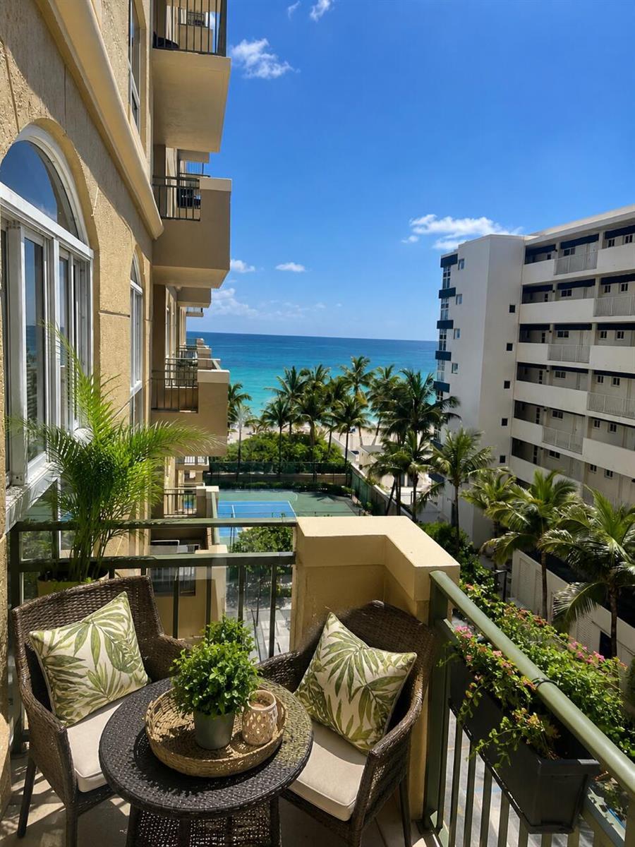 Image 1: Balcony staged , ocean view