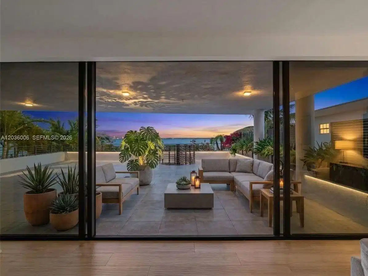 Image 1: Large balcony facing Direct Bay Views