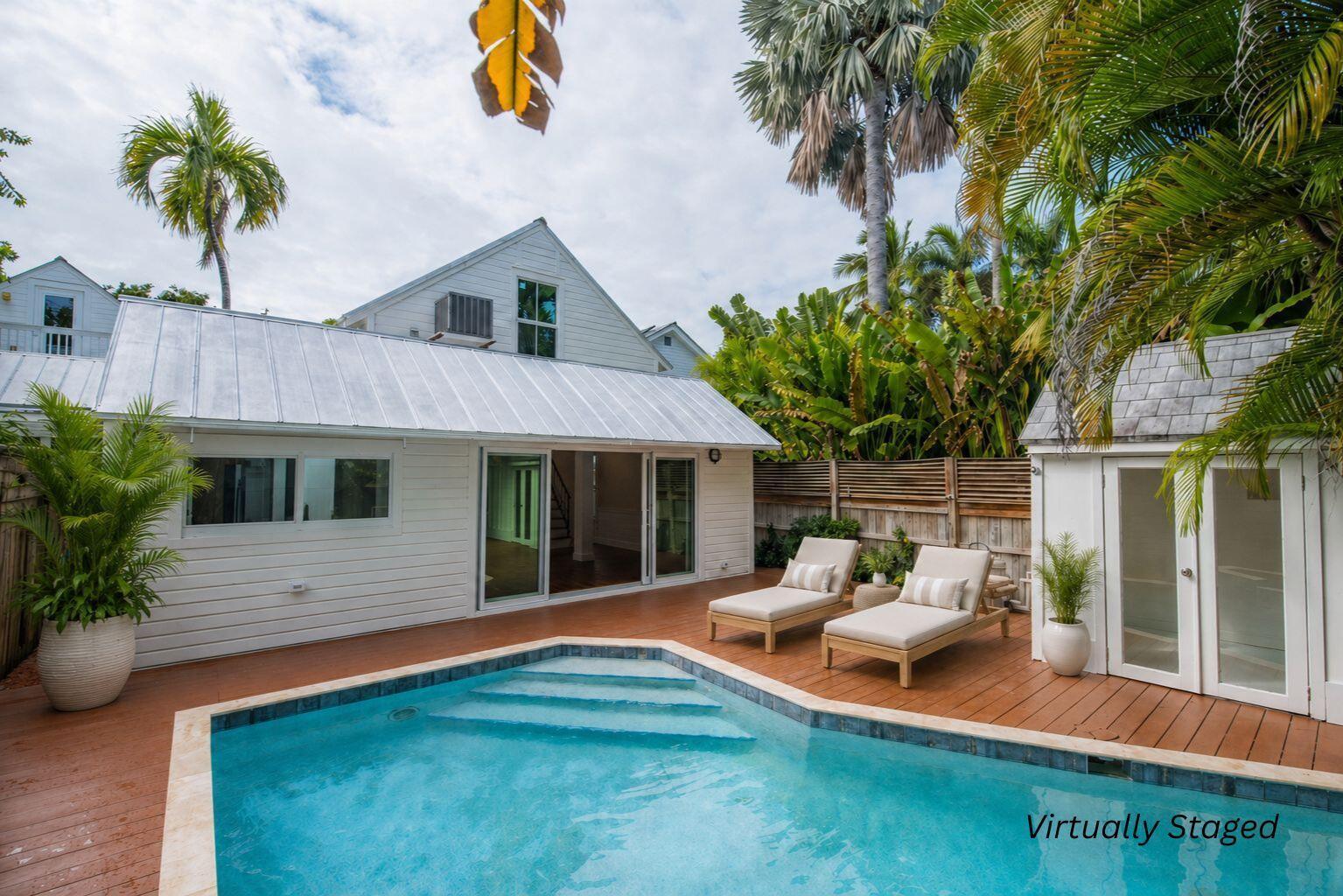 Image 1: Old Town Key West Home with a Pool