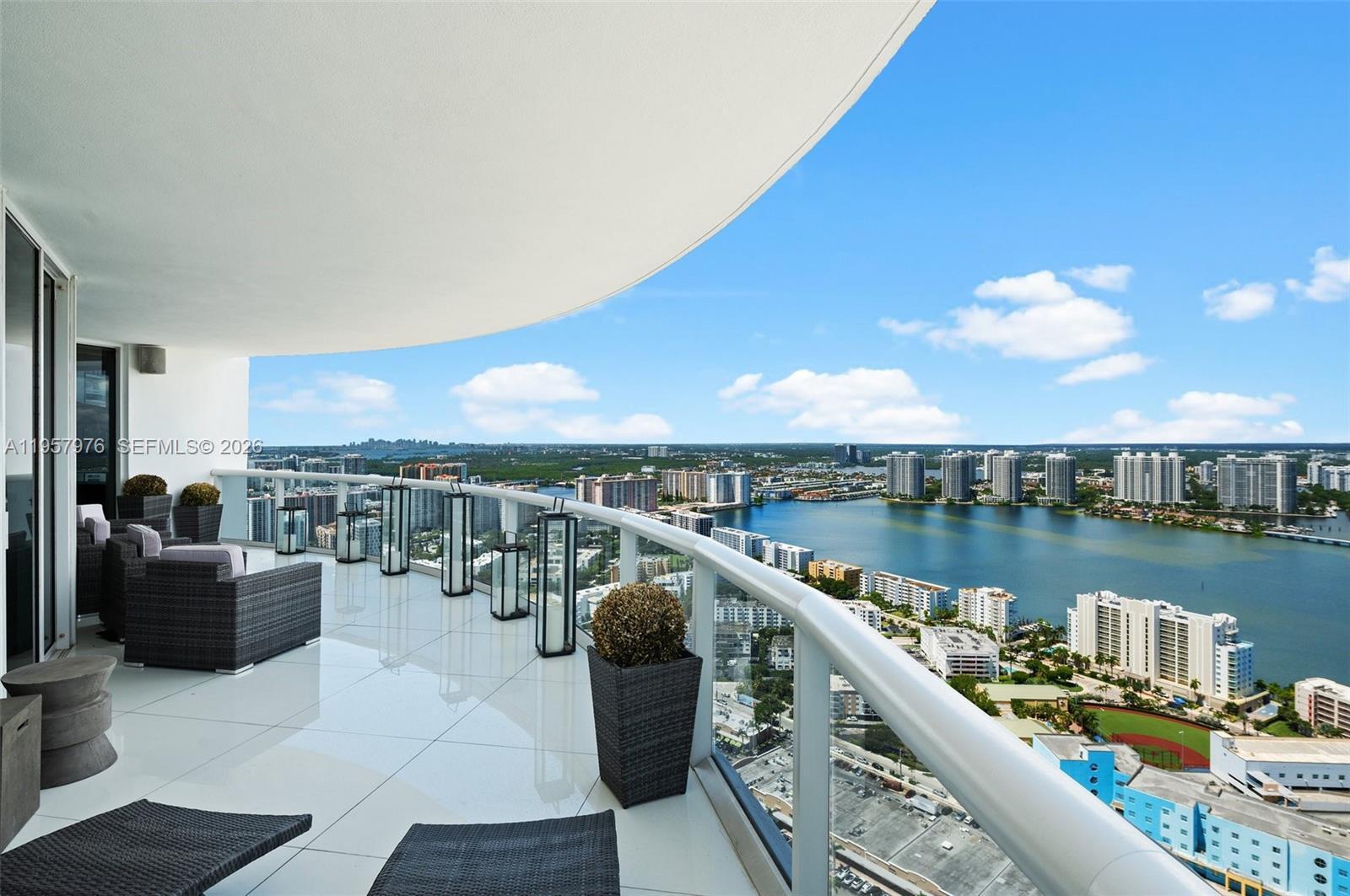 Image 1: Oversized private balcony ideal for entertaining.