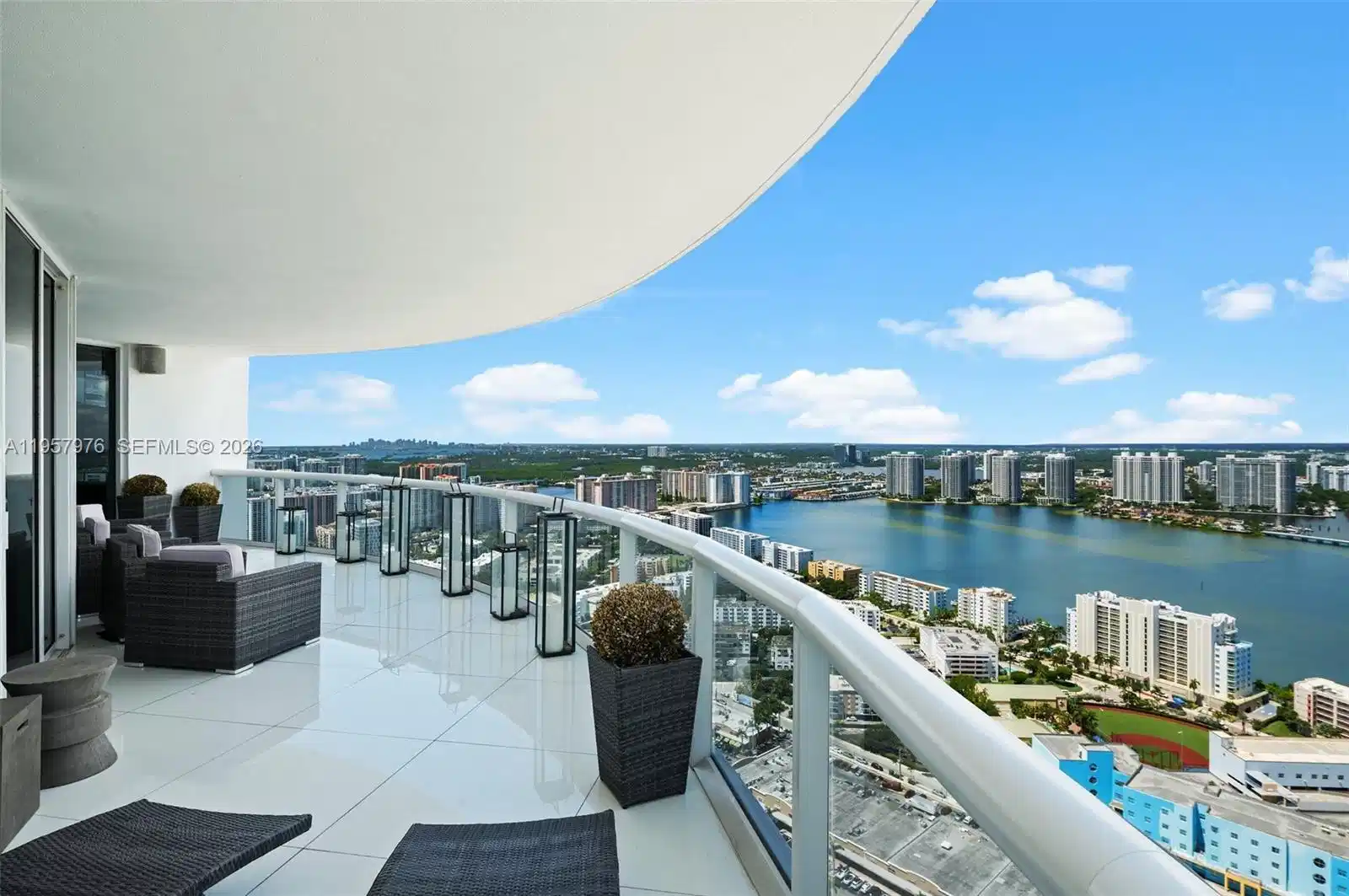 Image 1: Oversized private balcony ideal for entertaining.