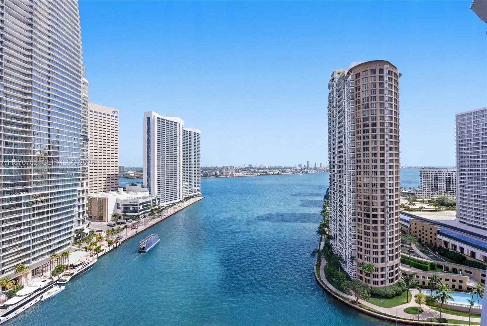 Image 2: Views of the Miami River opening up to Biscayne Bay!