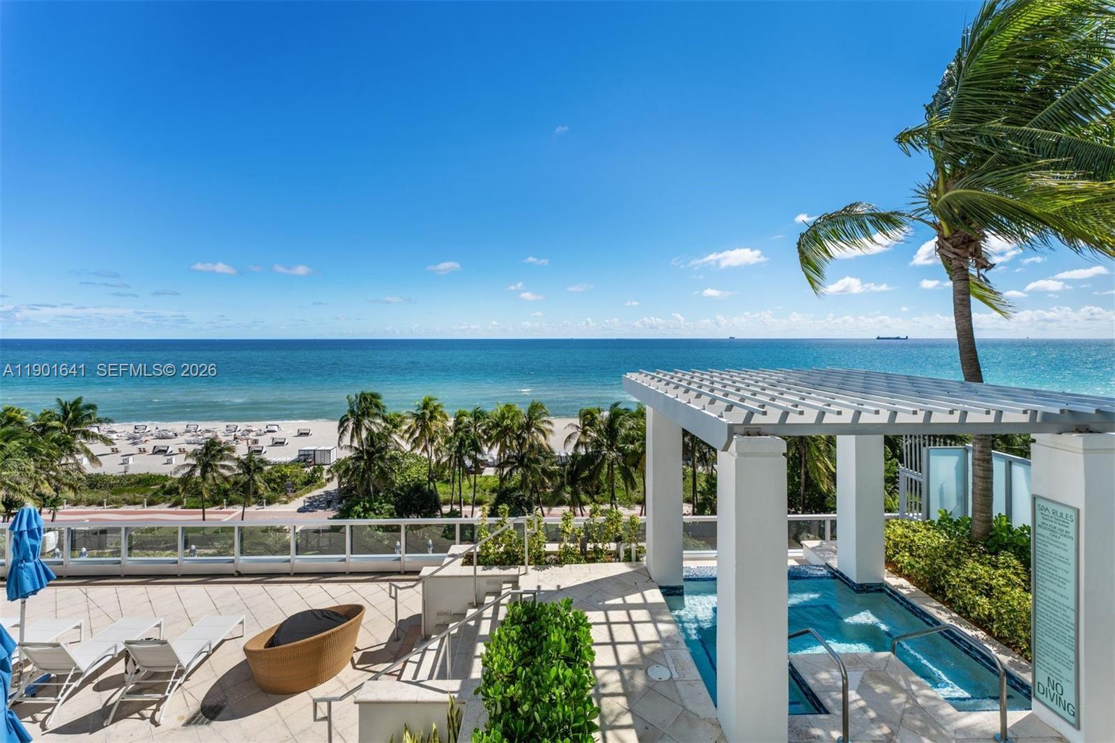 Image 4: Private 4,400 SF Terrace - Lap Pool & Jacuzzi