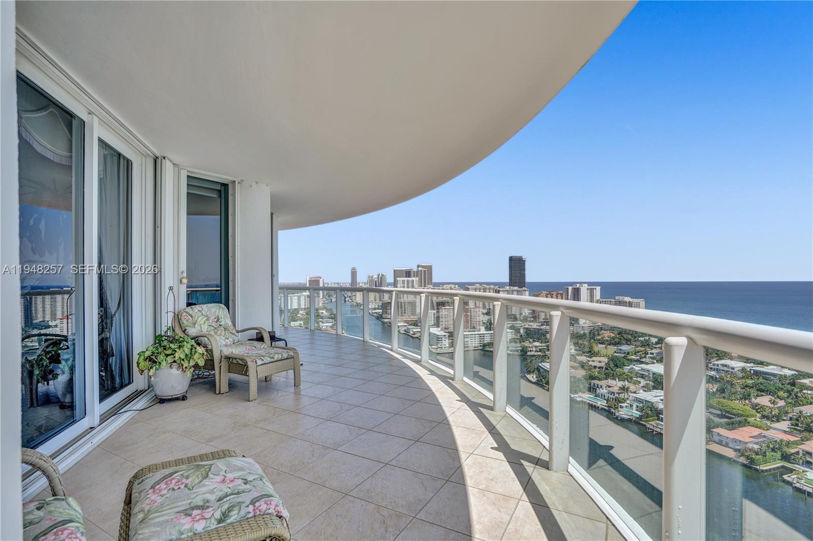 Image 2: Large wrap around balcony.