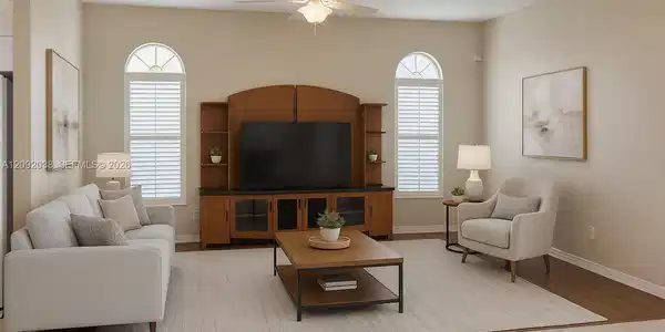 Image 3: Virtually Staged Family room