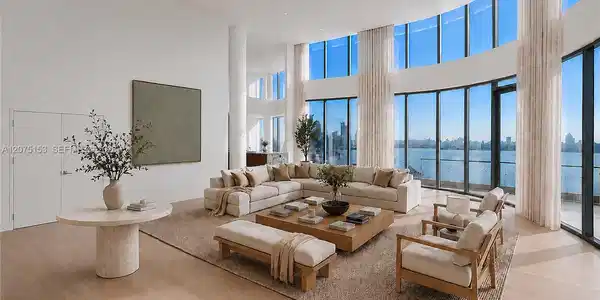 Image 3: Great Room. UNA Residences Brickell. One or more photos have been virtually staged.