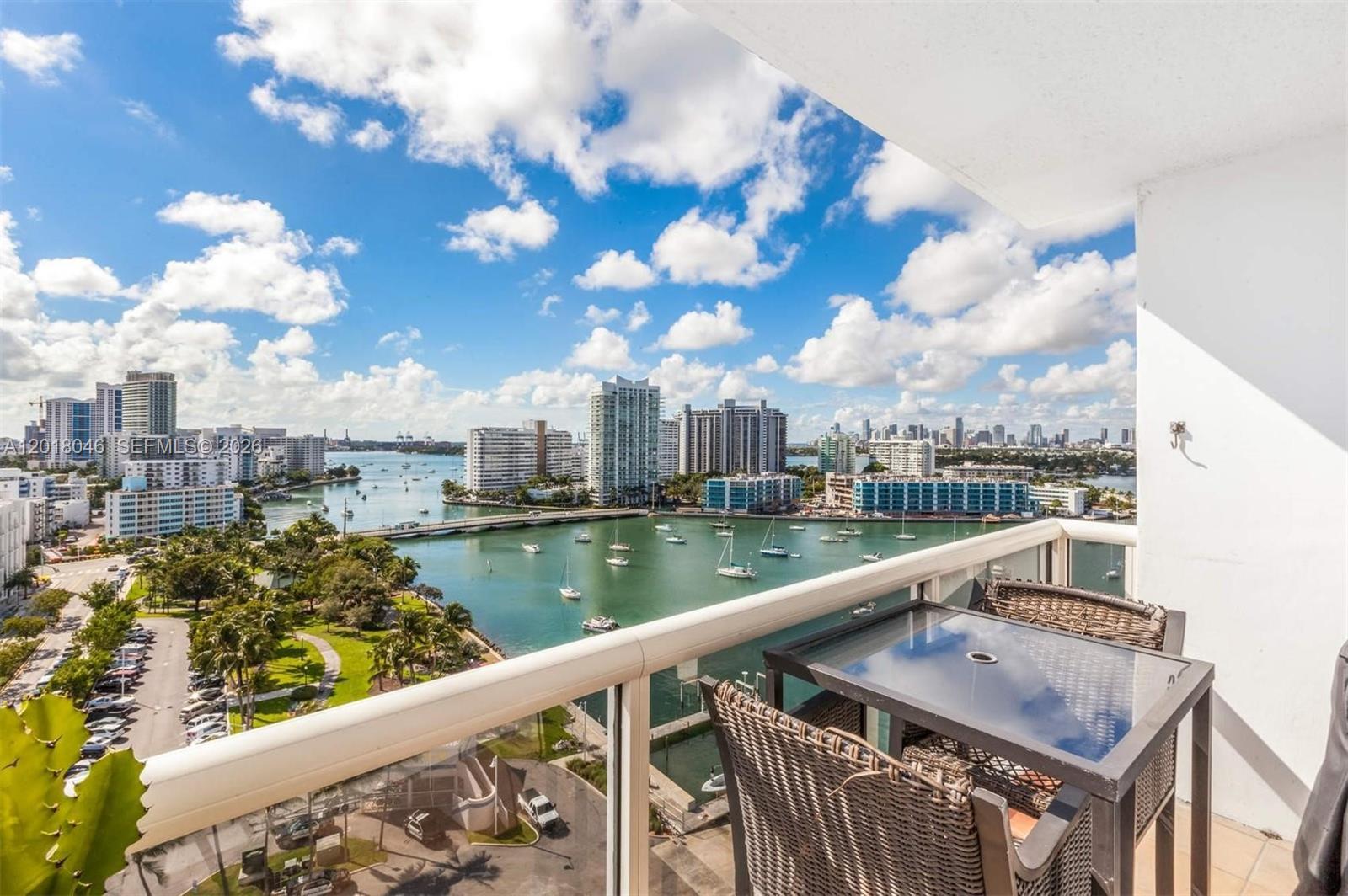 Image 1: South Bedroom Balcony- intracoastal , bay and downtown views