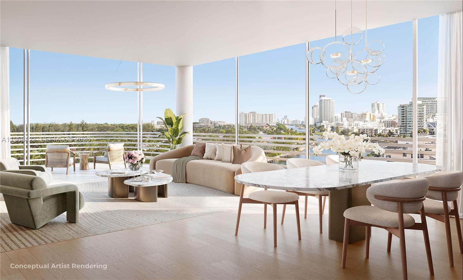 Image 2: Formal dining/living room