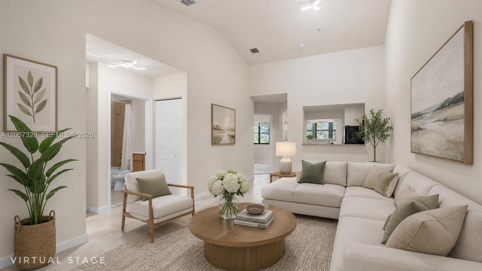 Image 4: Virtual stage living room
