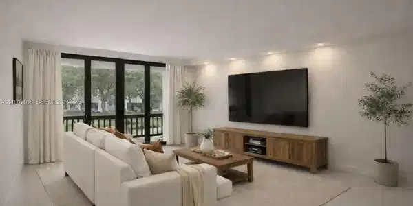 Image 3: Virtually Staged Living Room