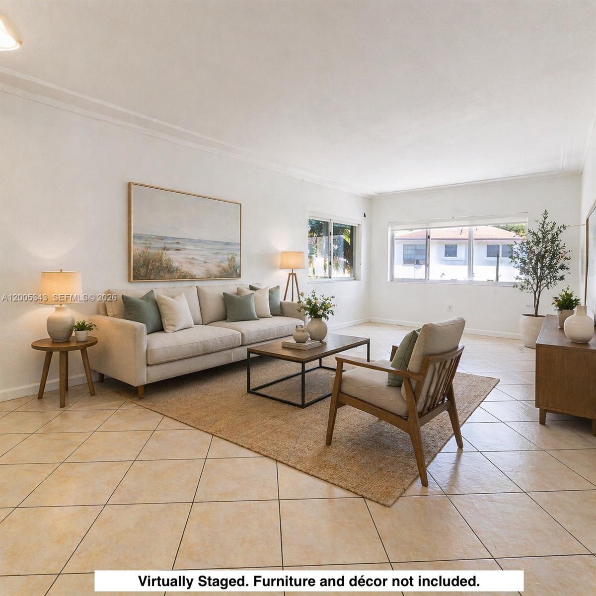 Image 1: Virtually Staged. Furniture and d&eacute;cor not included.