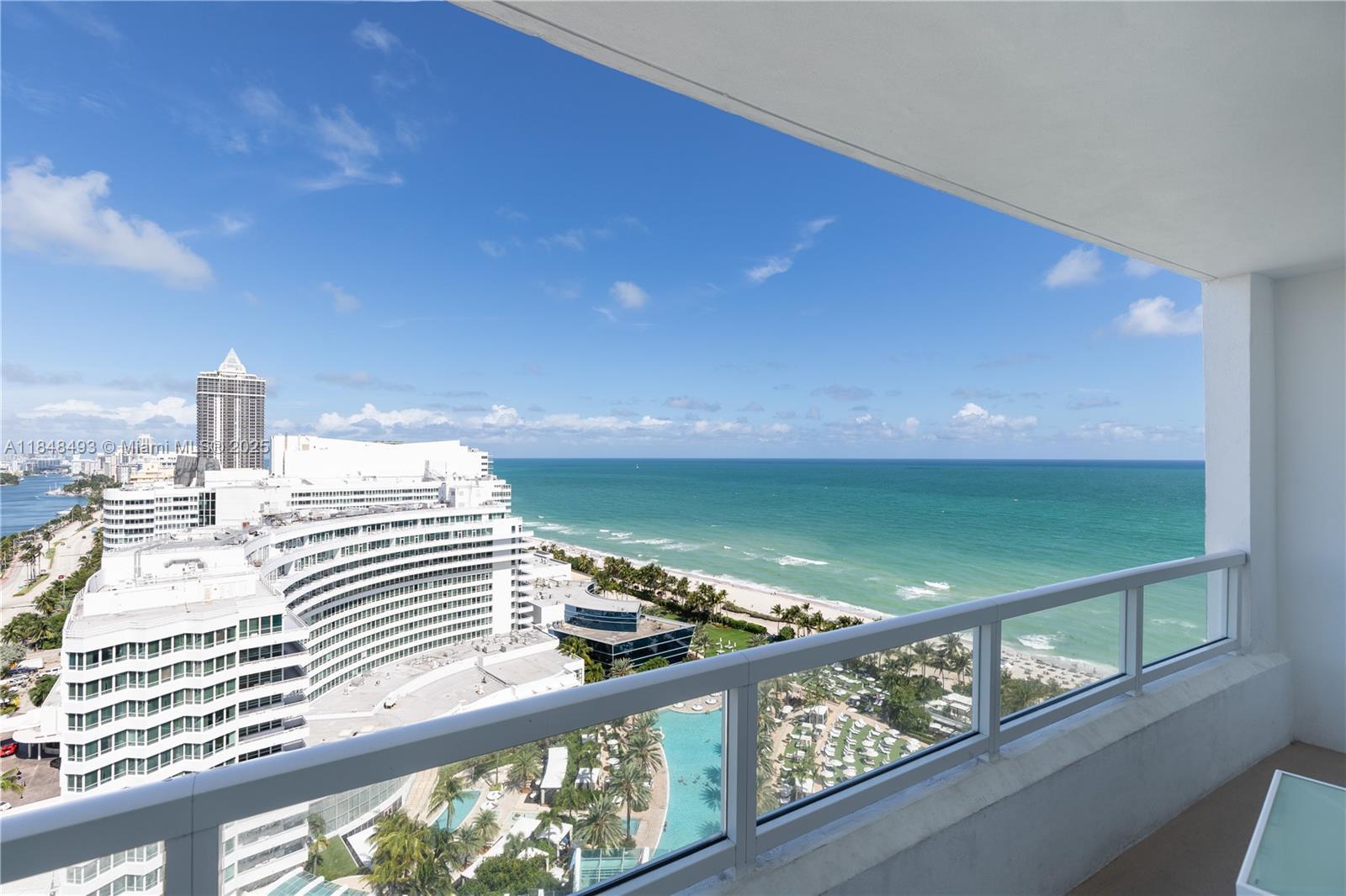 Image 3: Gorgeous ocean and pool views.  Fabulous views of the Fontainebleau Resort