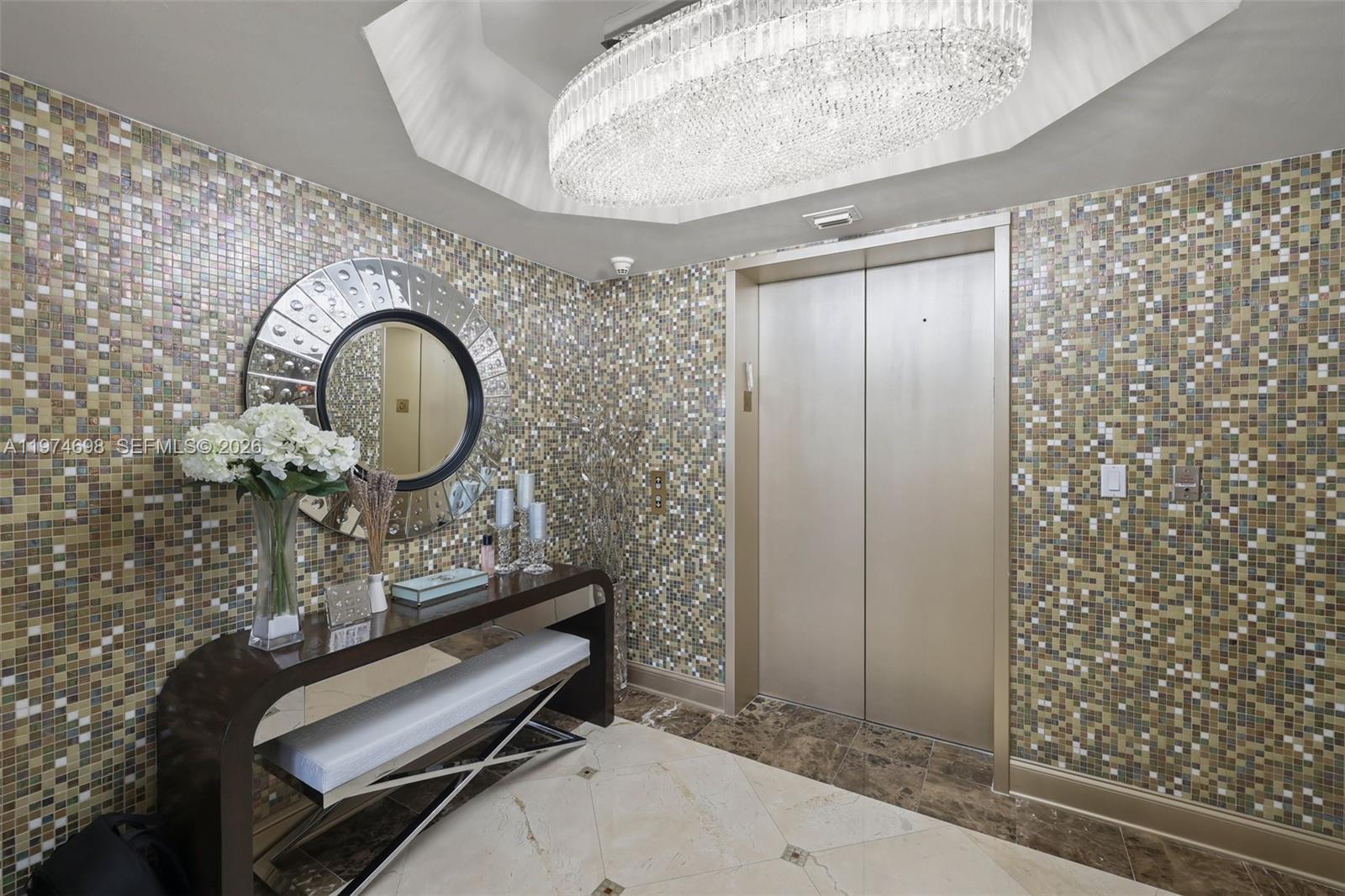 Image 1: Private elevator opens into your own grand foyer