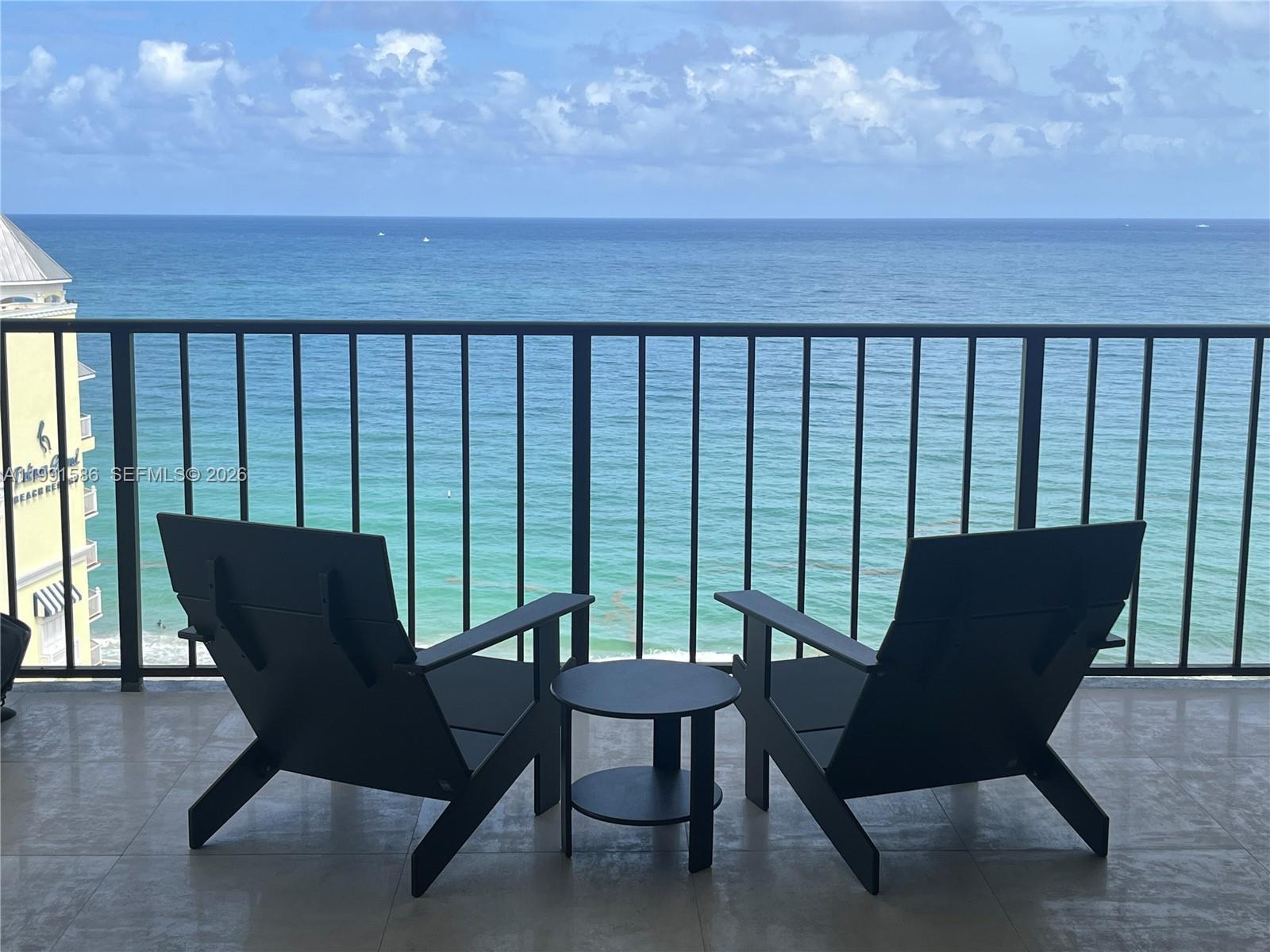 Image 1: Direct ocean view from balcony.