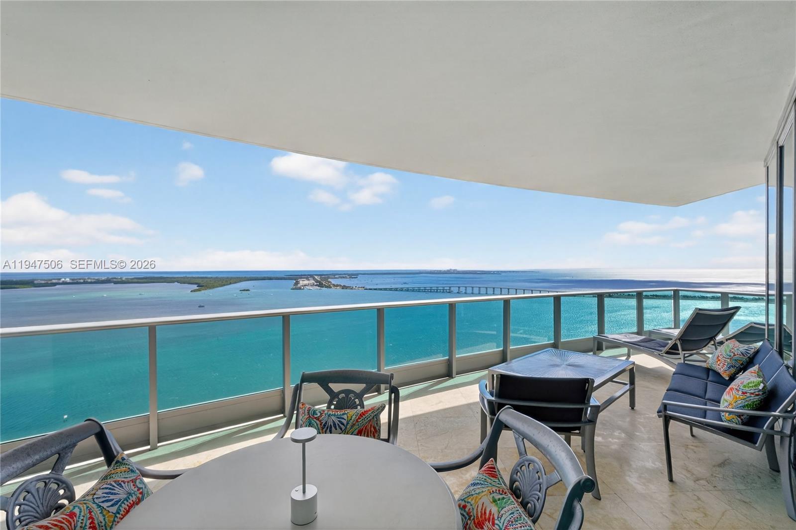 Image 1: Gorgeous views from living room balcony