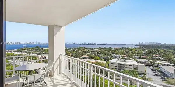 Image 3: spacious wrap-around balcony with panoramic views