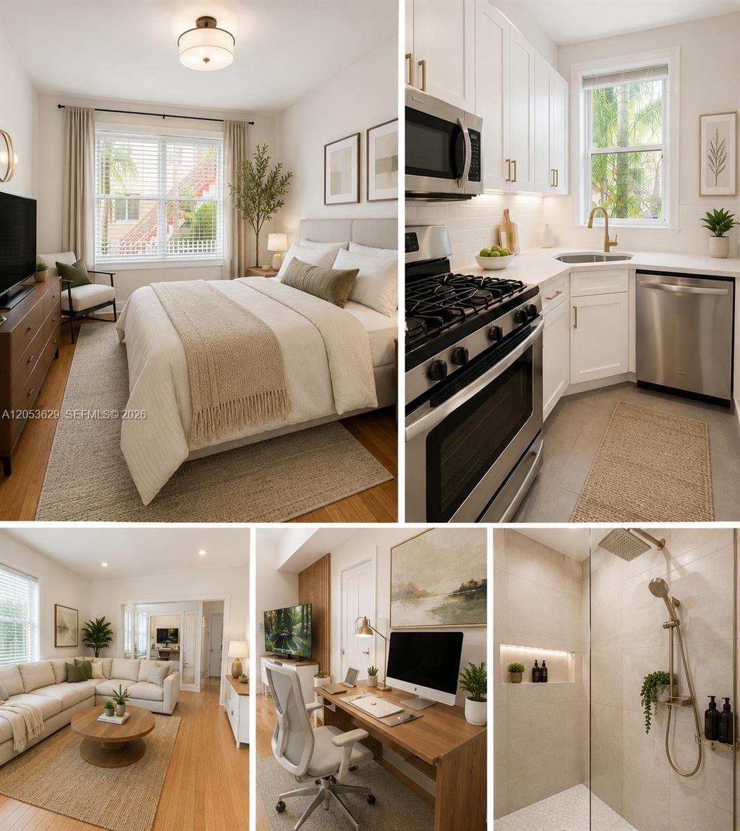 Image 2: Real estate photos include AI-generated virtual renovations to demonstrate the property's potential.