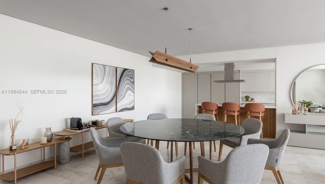 Image 3: Staged Dining area