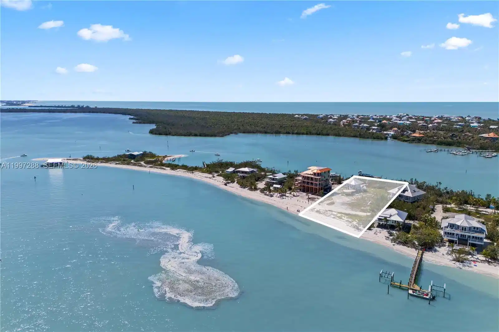 Image 1: Almost one acre of prime beachfront property in North Captiva! Build your dream home or use existing