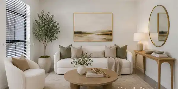 Image 4: Virtually staged living room