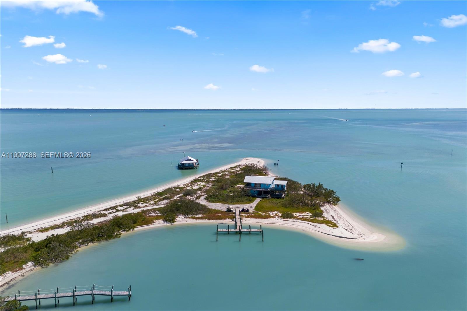 Image 4: Turning the corner coming into North Captiva, this is just two properties down!