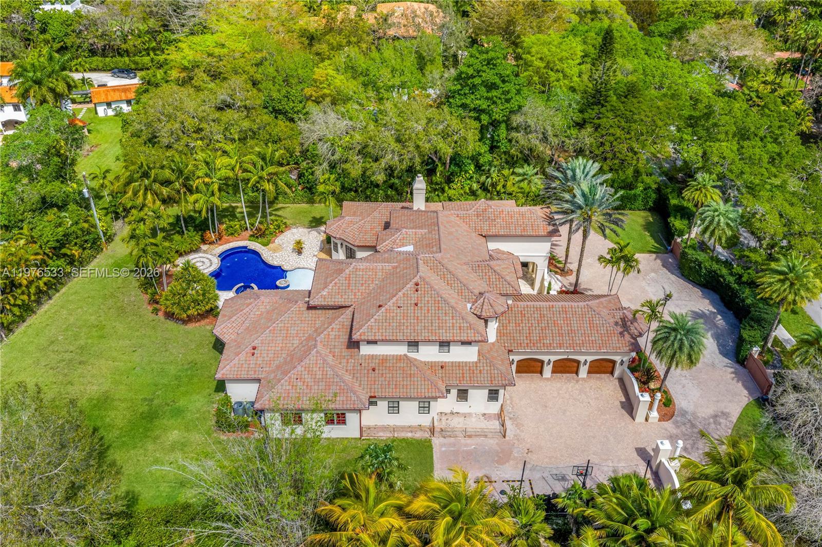 Image 4: A true estate set on more than 45,000 SF of beautifully landscaped grounds.