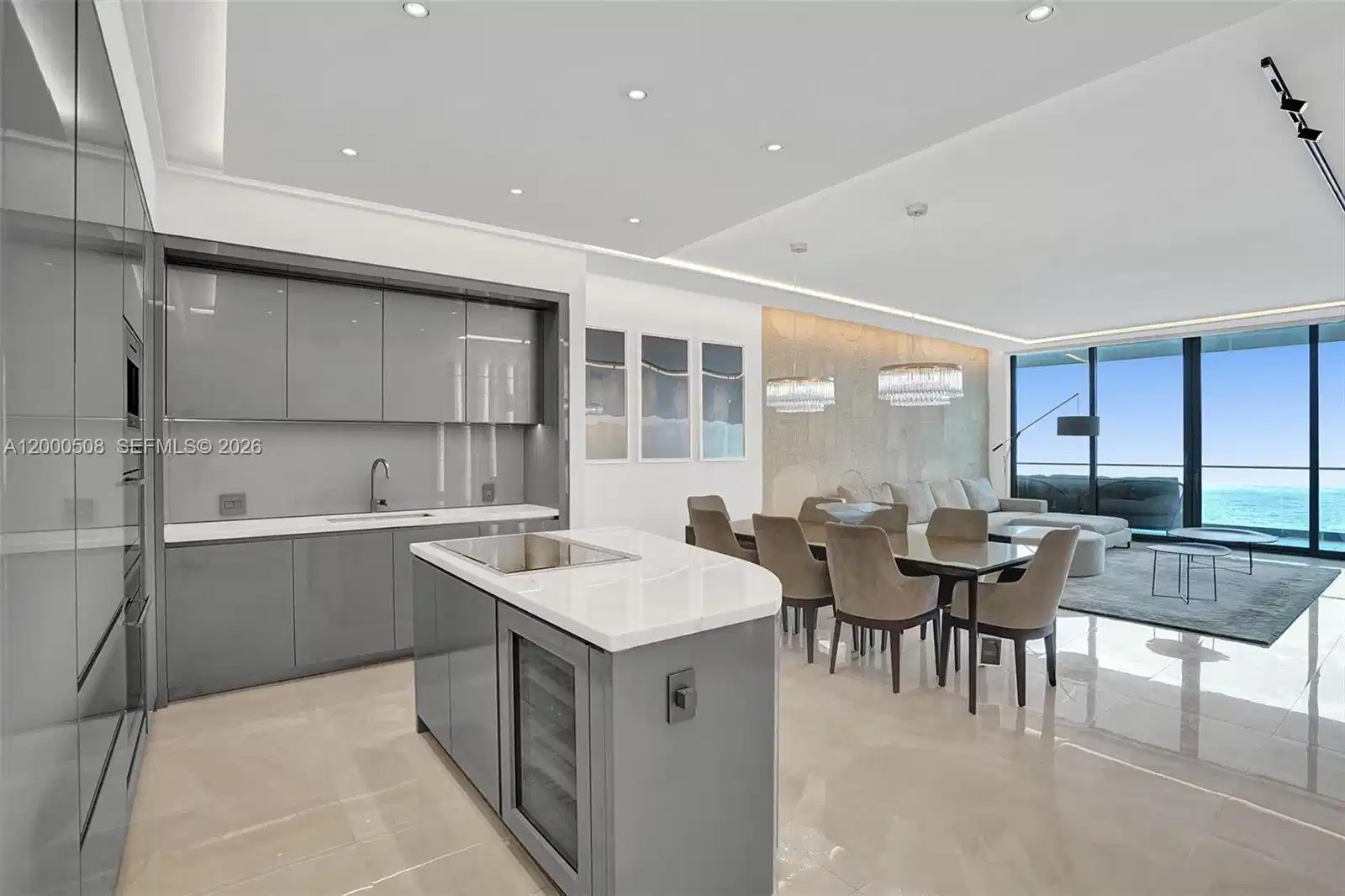 Image 1: LIVING ROOM AND KITCHEN