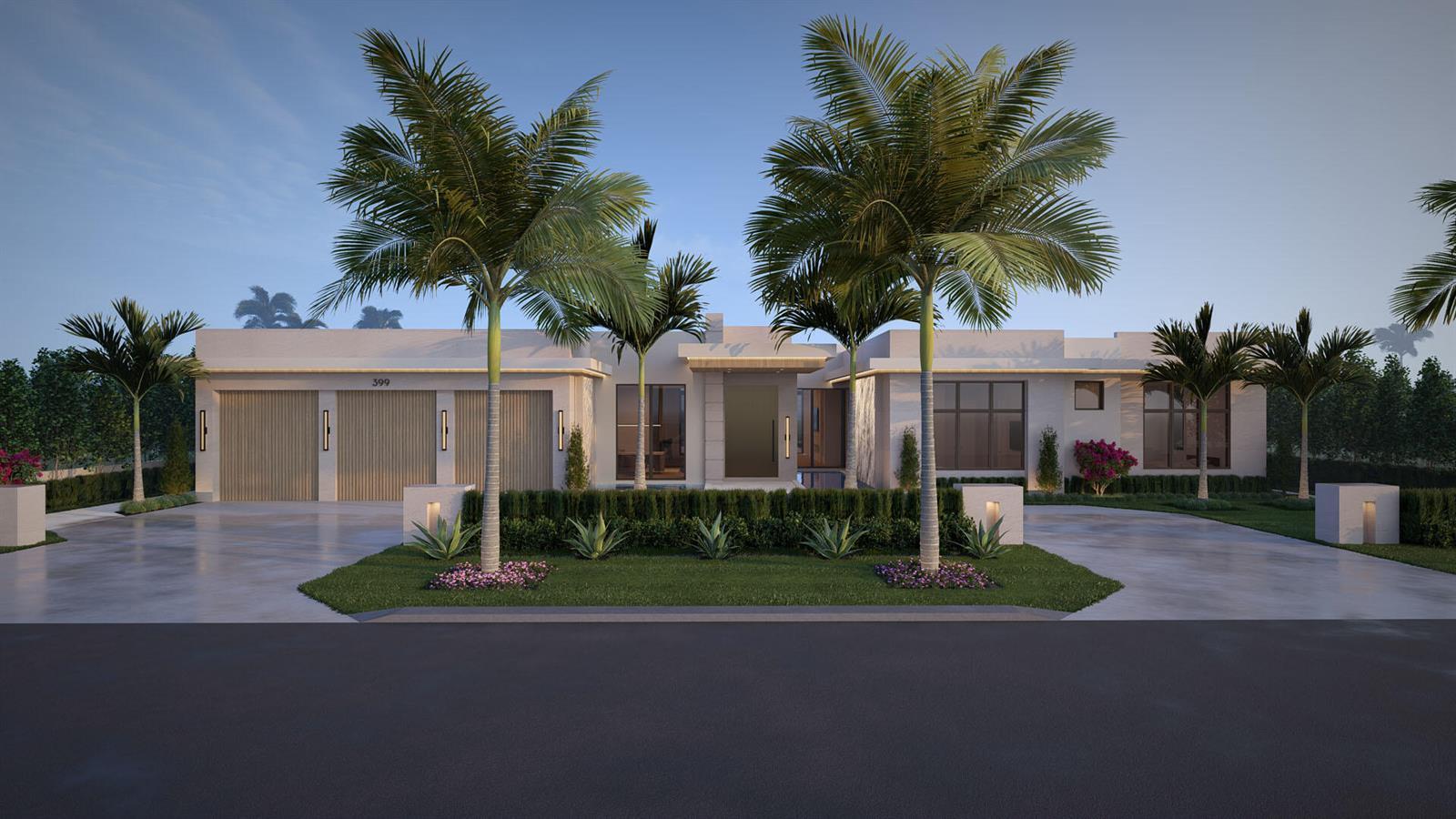 Image 1: 399_Royal_Palm_Way_Render_02