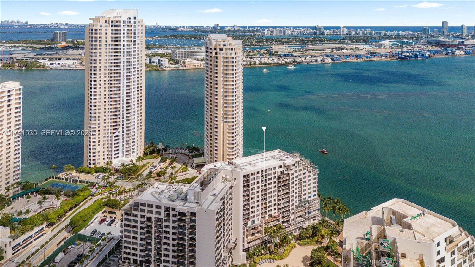 Image 1: Discover the unparalleled charm of Brickell Key, one of Miami&rsquo;s most exclusive gated island co