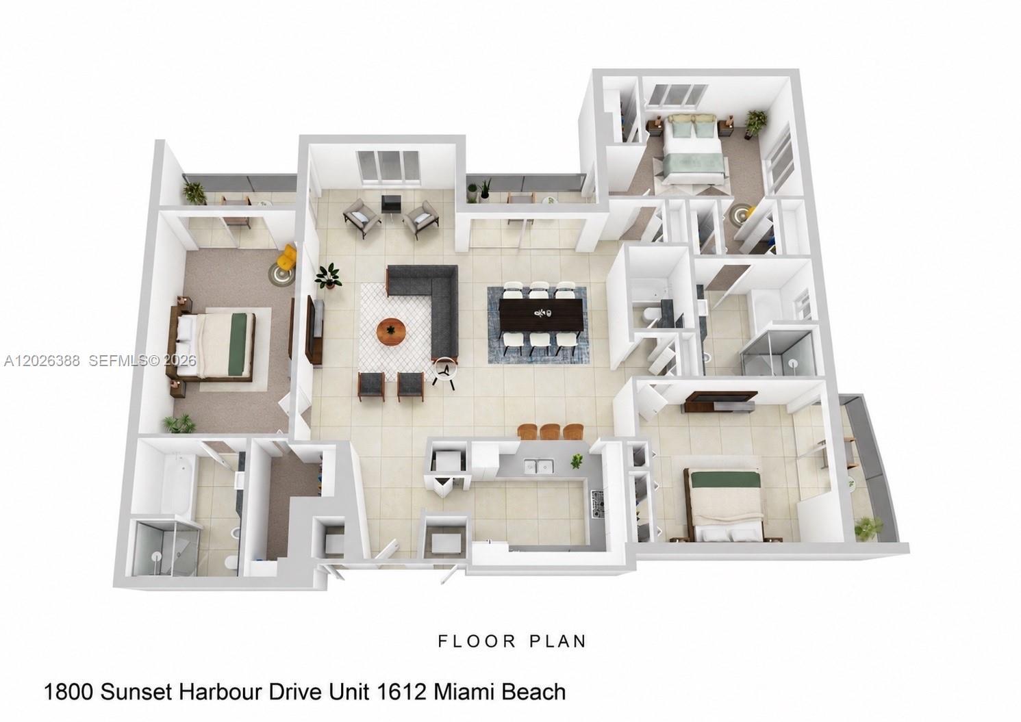 Image 3: True 3 bed 3 Bath - all en-suite