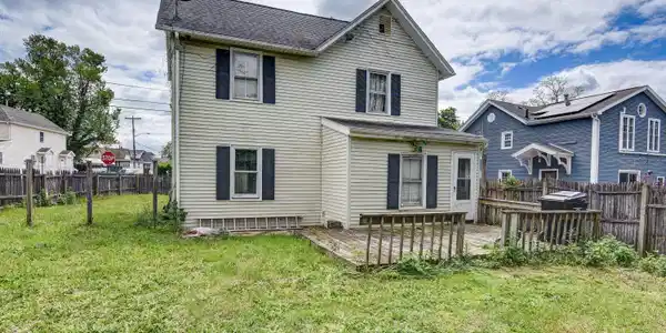 Image 2: Rear View of home and yard - View 3